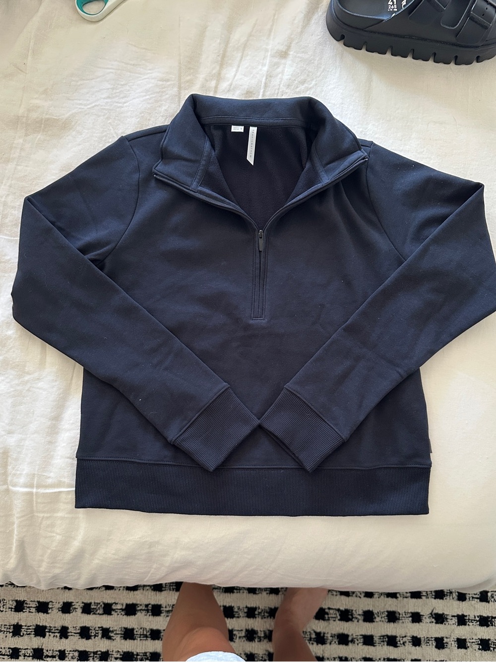 Travis Mathew Cloud Fleece Quarter Zip Jacket - Picture 3 of 6